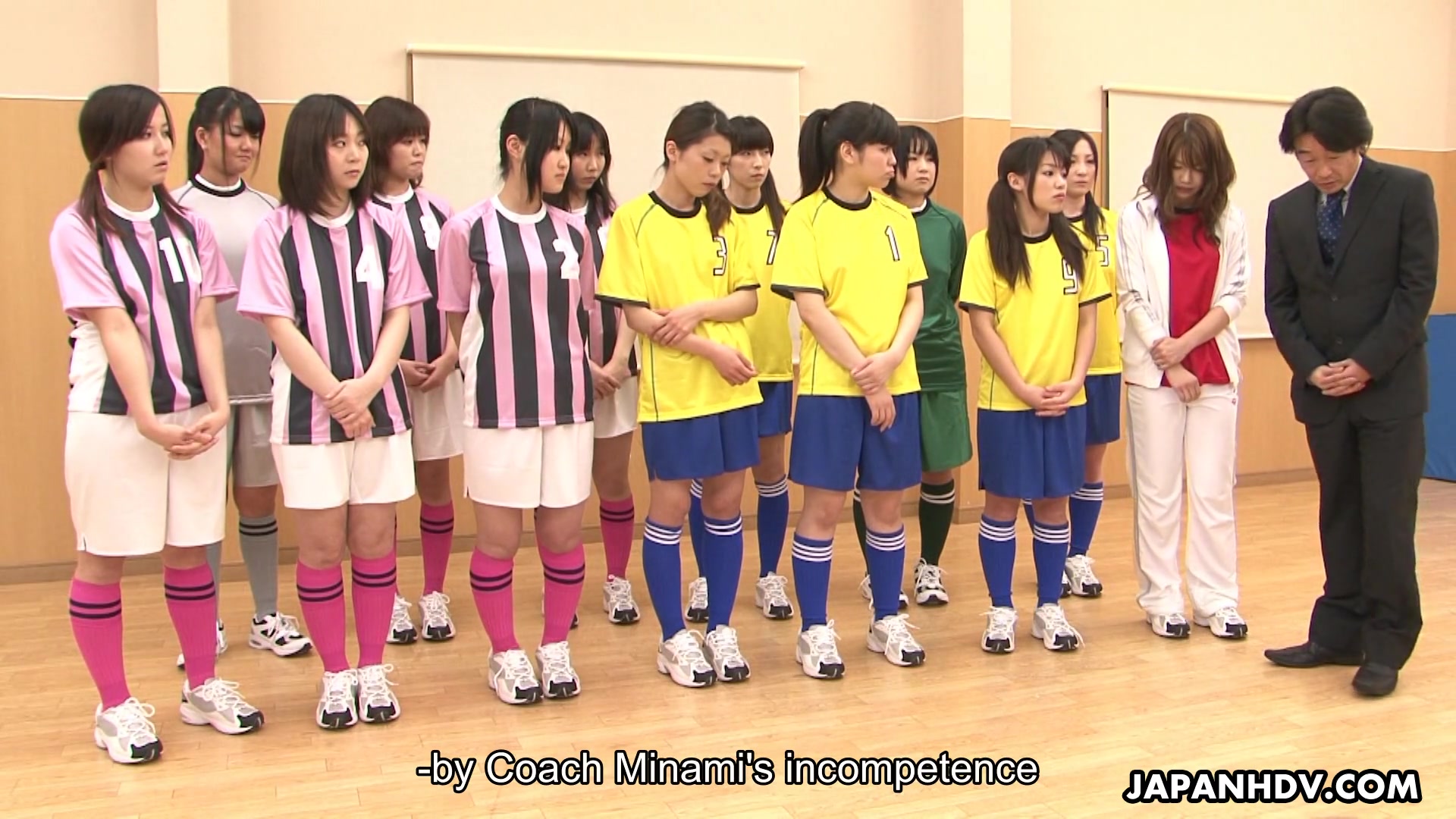 Japanv - naked soccer cup scene1 / Embed Player